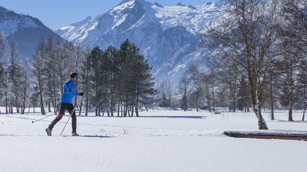 Langlaufen Schnee Winter Kaprun Zell See
