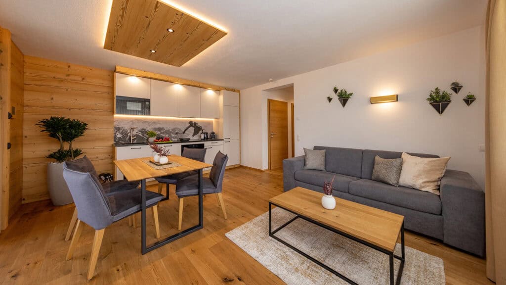 FESH LIVING Wohnzimmer Küche Esstisch Stühle