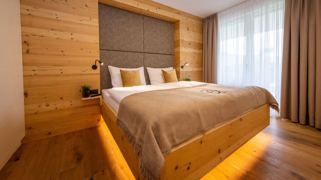 FESH LIVING Schlafzimmer Doppelbett Bett